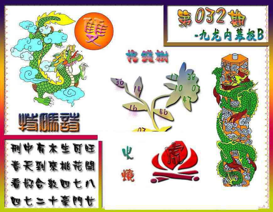 032期九龙内幕特肖图a[图]